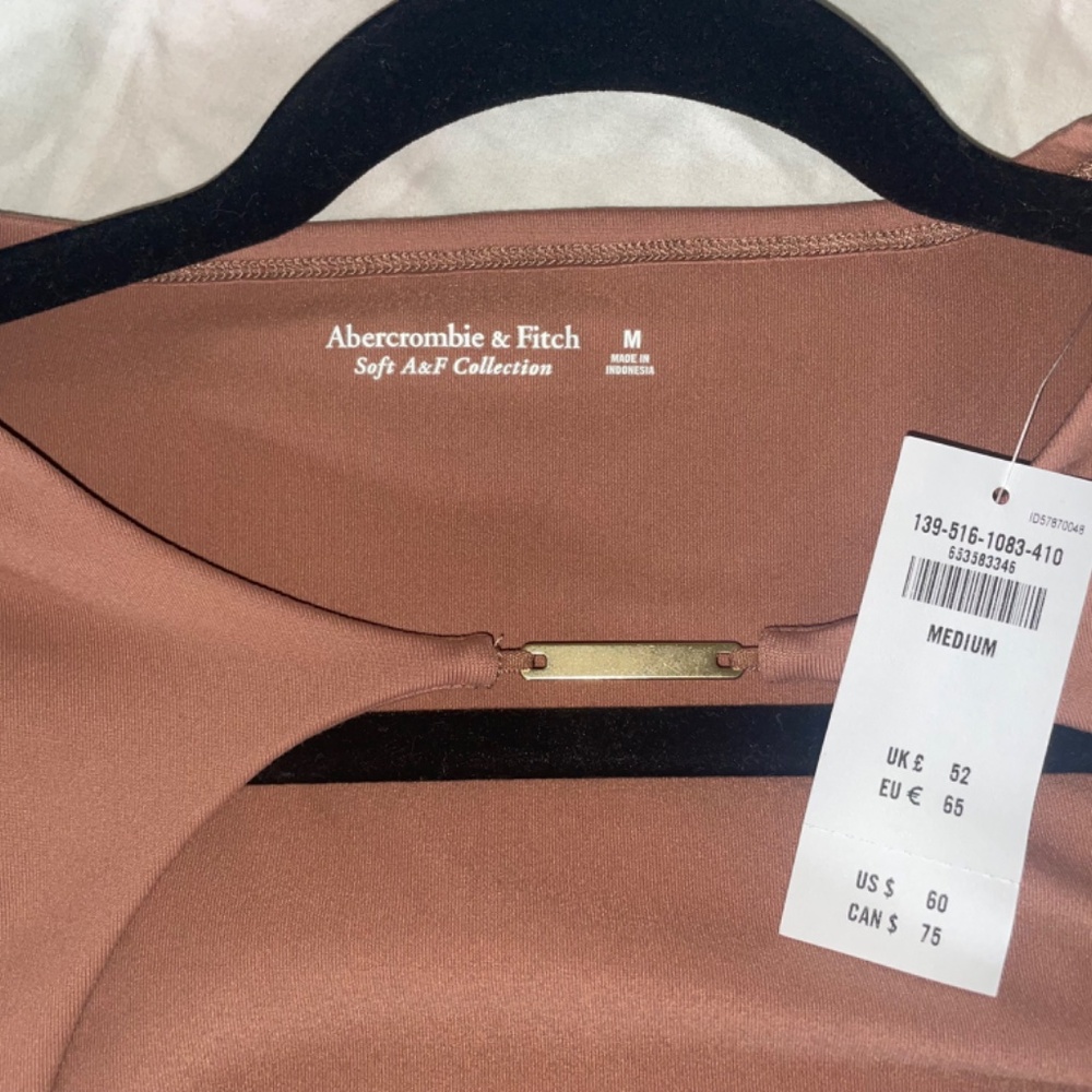 Abercrombie and Fitch Tan/Light brown bodysuit Medium - Picture 3 of 7